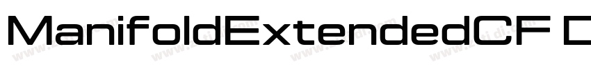 ManifoldExtendedCF D字体转换